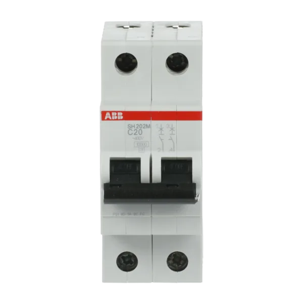 ABB SH202M-C20 2*20A C Tipi 10KA Otomatik Sigorta 2CDS272011R0204