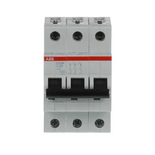 ABB S203M-C20 3*20A C Tipi 10KA Otomatik Sigorta 2CDS273001R0204