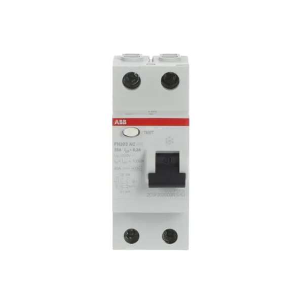 ABB FH202 Ac-25/0,3 2P, Ac, 25A, 300MA K.a.k 2CSF202003R3250