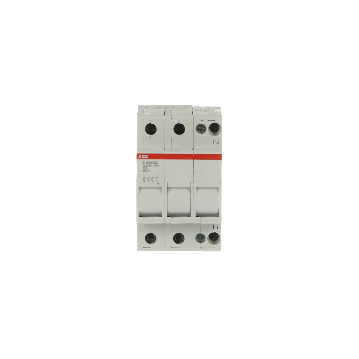 2CSM204743R1801 ABB E93HN/32 10,3X38MM 3+N Kartuş Sigorta Yuvası 2CSM204743R1801