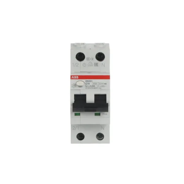 ABB DS201-C16 AC30 2*16A 6KA C 30MA K.a.k 2CSR255080R1164