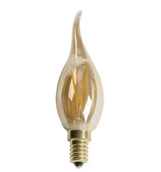 Cata CT-4281 4w Rustik Led Kıvrık Buji Ampul E14 Amber