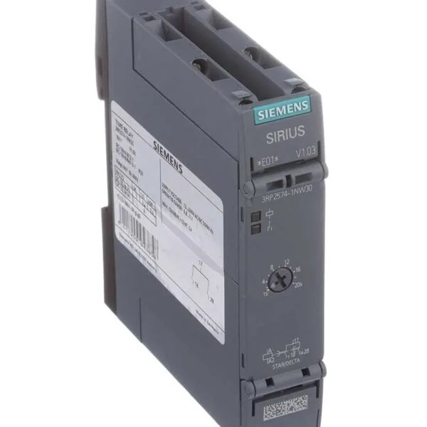 Siemens Sirius 3RP25 Yıldız Üçgen Zaman Rölesi (1NO+1NO - 1-20s)