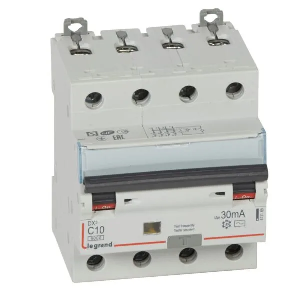Legrand 411185 Dx³ Rcbo 10A 4P AC Tipi 30MA
