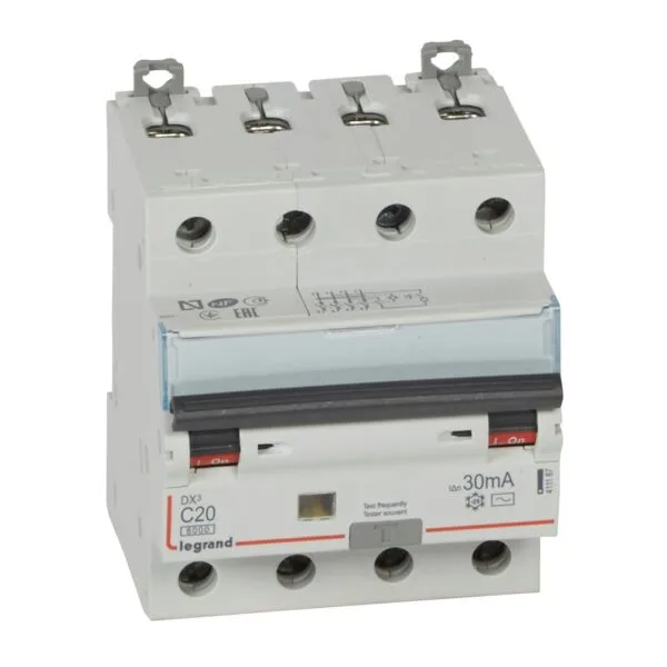 Legrand 411187 Dx³ Rcbo 20A 4P AC Tipi 30MA
