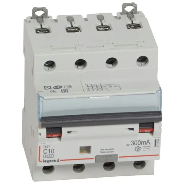 Legrand 411204 Dx³ Rcbo 10A 4P AC Tipi 300MA