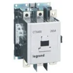 Legrand 416306 CTX³ 3P kontaktör bobin gerilimi 100-240V AC/DC -2NA+2NK yardımcı kontaklı -265A