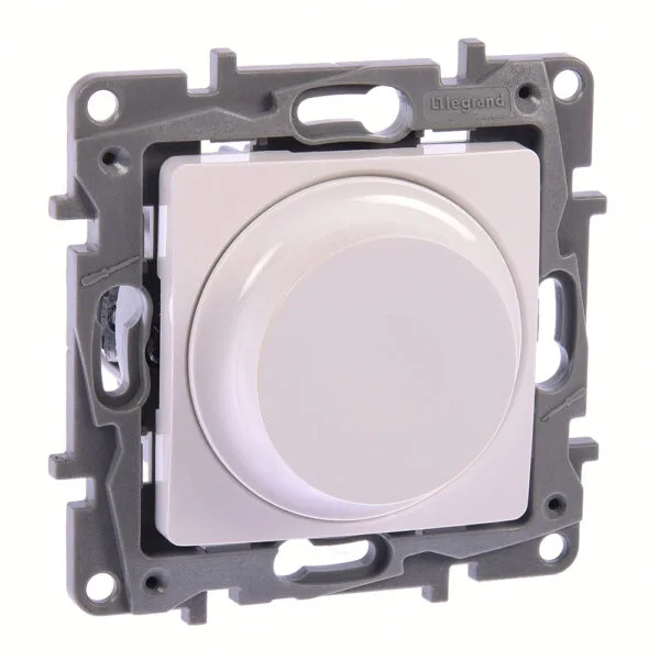 Legrand 767112 Salbei serisi beyaz rotatif dimmer-led ve farklı ışık tipleri için uygun-300w