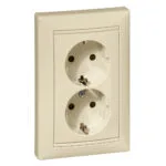 Legrand 774371 Valena İkili Prizler 16 A - 250 V Bej
