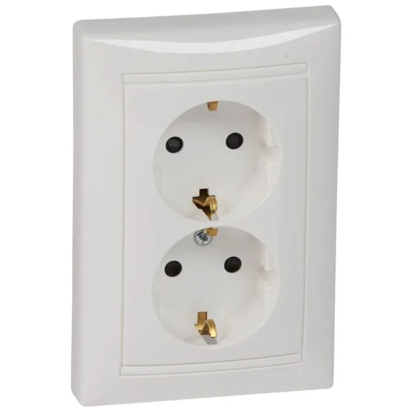Legrand 774427 Valena İkili Prizler 16 A - 250 V Beyaz