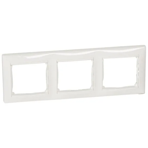 Legrand 774453 Valena Çerçeve Beyaz Üçlü Yatay