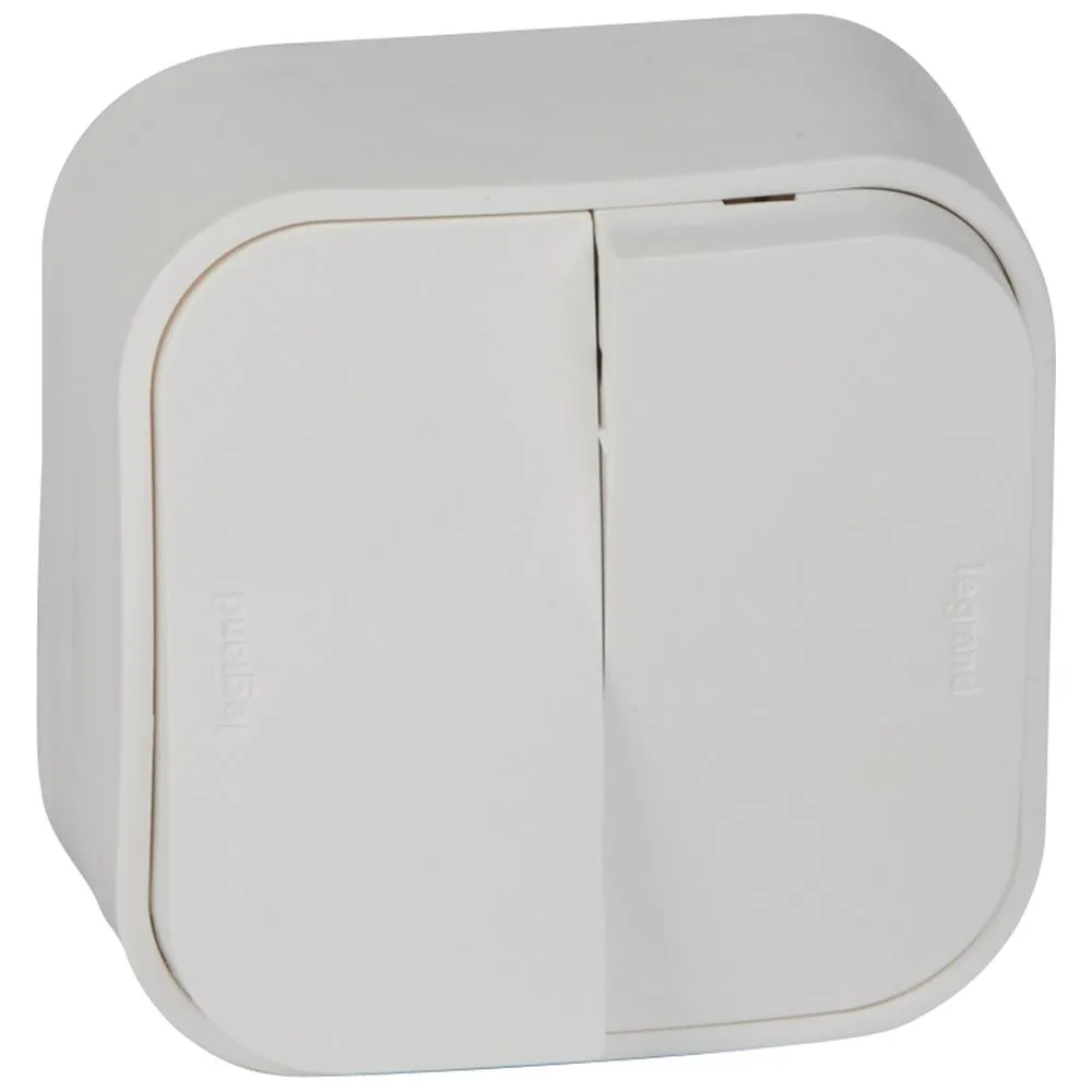 782402-LEGRAND Legrand 782402 Forix IP21 serisi sıva üstü beyaz komütatör 10A