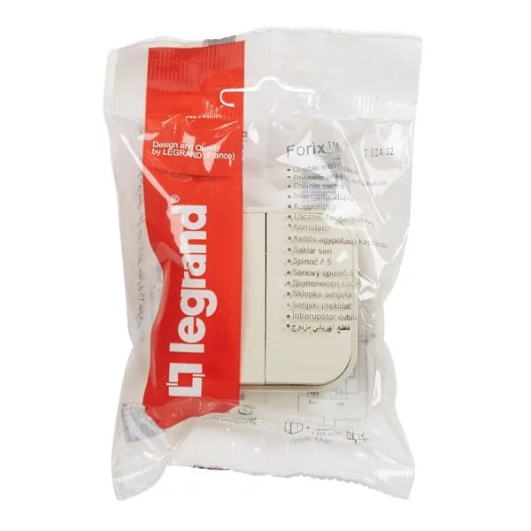 Legrand 782432 Forix IP21 serisi sıva üstü bej komütatör 10A