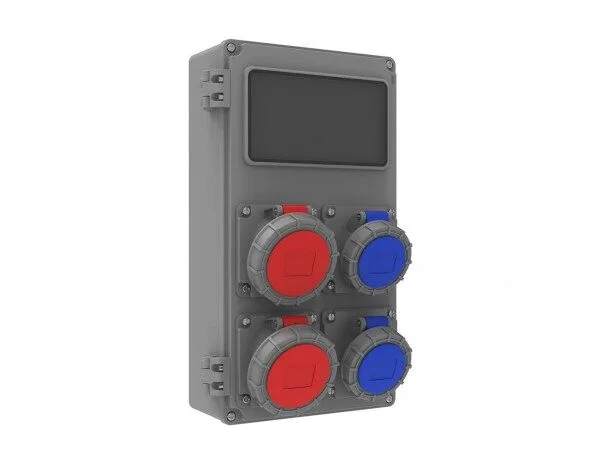 Bemis 5/16A. 380V. 45°EĞİK 2 Adet 3/16A. 220V. 45°EĞİK 2 Adet IP67