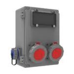 Bemis 5/32A. 380V. 45°EĞİK 2 Adet 1/16A. 220V. 2 Adet Yan IP67