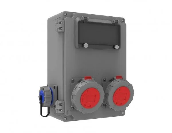 Bemis 5/32A. 380V. 45°EĞİK 2 Adet 1/16A. 220V. 2 Adet Yan IP67