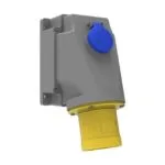 Bemis 3/63A. 90° Eğik P. Prizli Duvar Fiş IP44 BC3-4303-2238