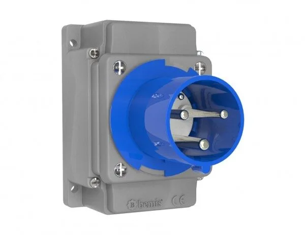 Bemis 3/63A. Duvar Fiş IP44 BC3-4403-2210