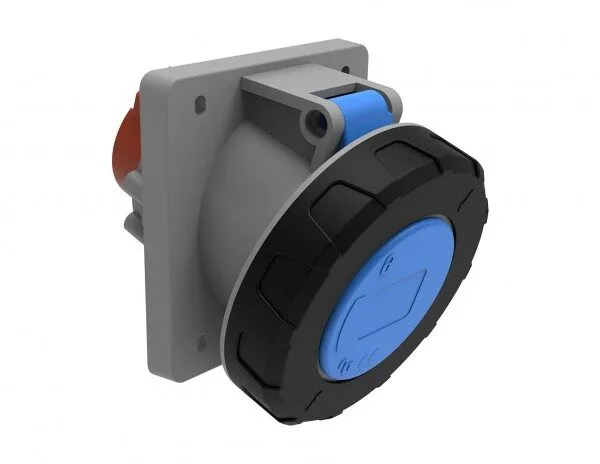 Bemis 3/63A. 45° Eğik Makine Priz IP67 BC3-4403-7420