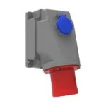 Bemis 4/63A. 90° Eğik P. Prizli Duvar Fiş IP44 BC3-4504-2238