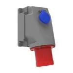 Bemis 5/63A. 90° Eğik P. Prizli Duvar Fiş IP44 BC3-4505-2238