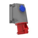 Bemis 5/63A. 90° Eğik P. Prizli Duvar Priz IP44 BC3-4505-2537