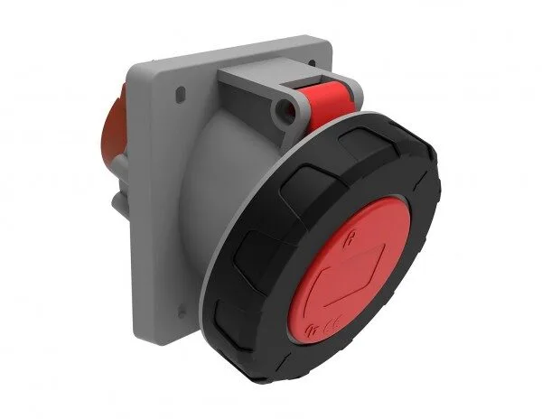 Bemis 5/63A. 45° Eğik Makine Priz IP67 BC3-4505-7420