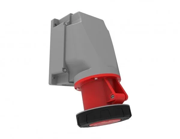 Bemis 5/63A. 90° Eğik Duvar Priz IP67 BC3-4505-7535