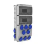 Bemis Ön 6 Ad. 1/16A. 220V. - Yan 6 Ad. 1/16A. 220V. Pano Priz IP44 BD10-2602-6020