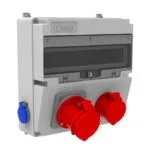 Bemis 4/32A. 380V. 1 Ad. Ön-4/63A. 380V. 1 Ad. Ön-1/16A. 220V. 2 Ad. Yan IP44 BD4-2144-1282