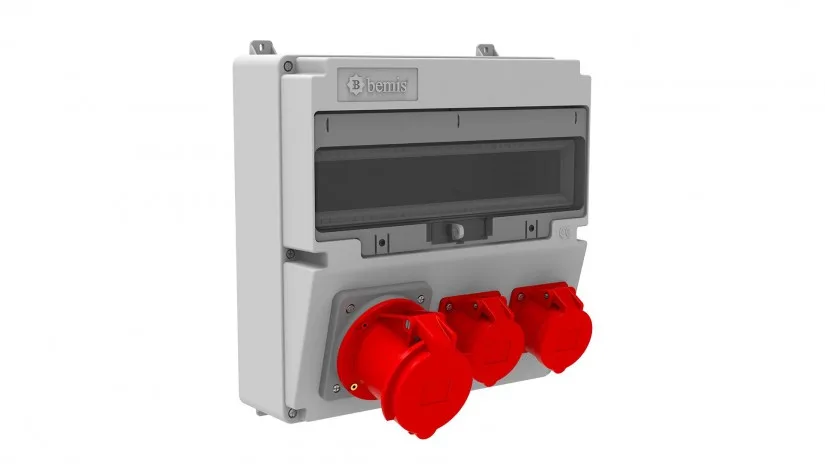 BD4-2149-2120-bemis Bemis 5/63A. 380V. 1 Ad. Ön-4/16A. 380V. 2 Ad. Ön IP44 BD4-2149-2120