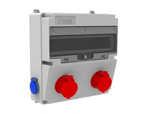 Bemis Ön 2 Ad. 5/16A. 380V. Yan 2 Ad. 1/16A. 220V. IP44 BD4-2218-2020