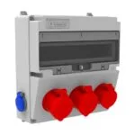 Bemis 5/32A. 380V. 2 Ad. Ön-5/16A. 380V. 1 Ad. Ön-1/16A. 220V. 2 Ad. Yan IP44 BD4-2234-1182