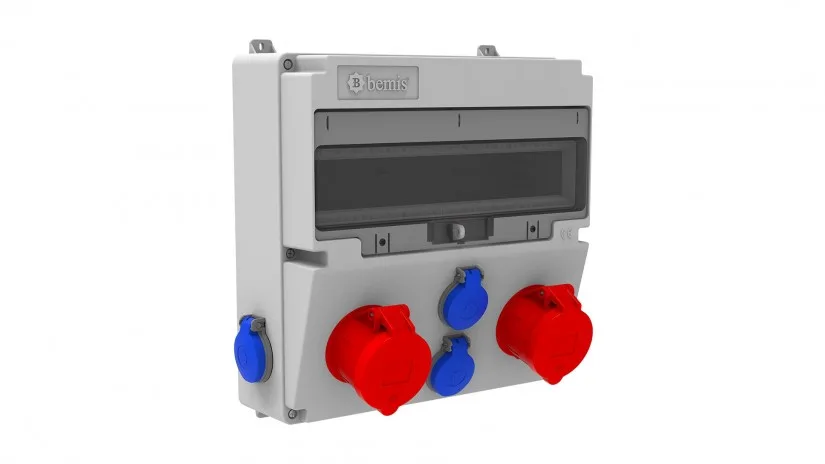 BD4-2234-2024-bemis Bemis 5/32A. 380V. 2 Ad. Ön-1/16A. 220V. 2 Ad. Ön-1/16A. 220V. 4 Ad. Yan IP44 BD4-2234-2024