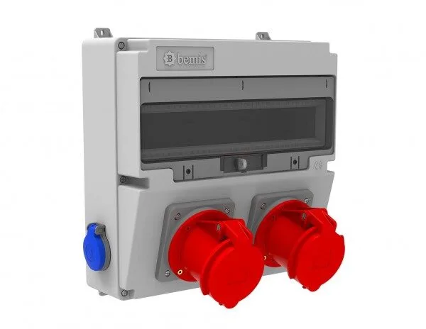 Bemis 5/63A. 380V. 2 Ad.-1/16A. 220V. 2 Ad. Yan IP44 BD4-2249-2020