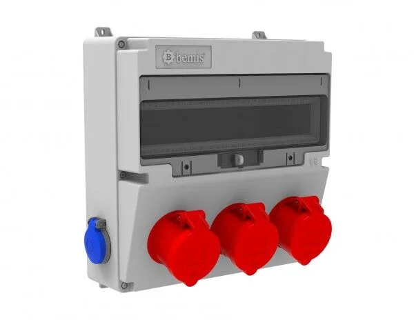 Bemis Ön 3 Ad. 5/32A. 380V. Yan 2 Ad. 1/16A. 220V. IP44 BD4-2334-2020