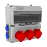 Bemis 5/32A. 380V. 3 Ad. Ön-1/16A. 220V. 4 Ad. Yan IP44 BD4-2334-4020