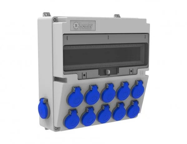 Bemis 1/16A. 220V. 10 Ad. Ön-1/16A. 220V. 2 Ad. Yan IP44 BD4-2602-6020