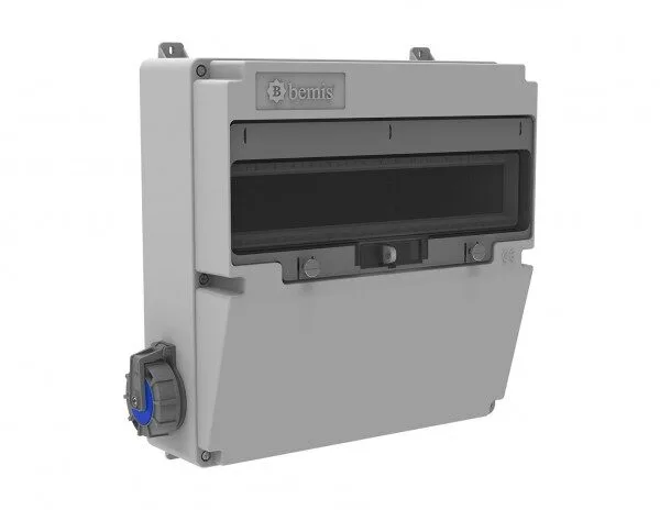 Bemis 1/16A. 220V. 2 Ad. Somunlu Priz Yan IP66 BD4-6000-2020