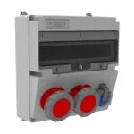 Bemis 4/32A. 380V. 1 Ad. Ön-5/32A. 380V. 1 Ad. Ön-1/16A. 220V. 1 Ad. Ön IP66 BD4-6130-1241