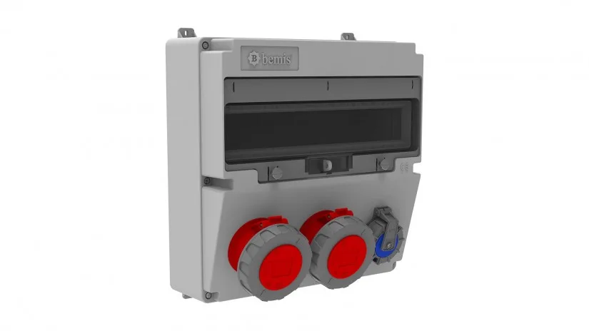 BD4-6130-1241-bemis Bemis 4/32A. 380V. 1 Ad. Ön-5/32A. 380V. 1 Ad. Ön-1/16A. 220V. 1 Ad. Ön IP66 BD4-6130-1241