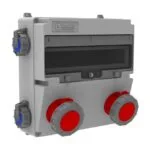 Bemis Ön 2 Ad. 5/32A. 380V. Yan 4 Ad. 1/16A. 220V. Som. Priz IP66 BD4-6230-4020