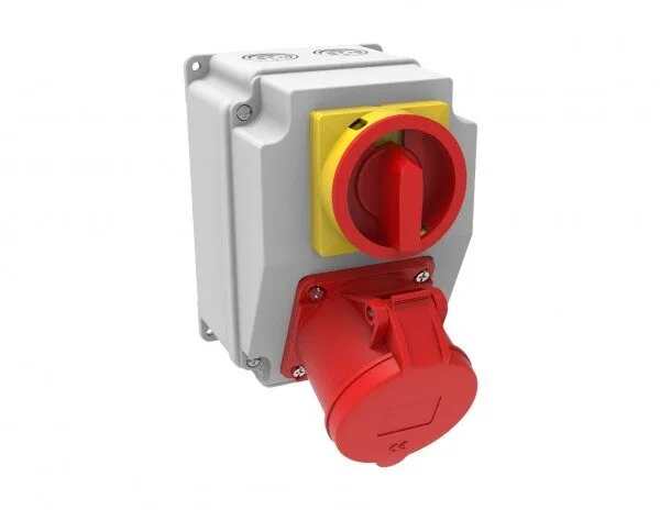 Bemis Ön 1 Ad. Pako Şalter Ön 1 Ad. 5/32A. 380V. Makine Priz IP44