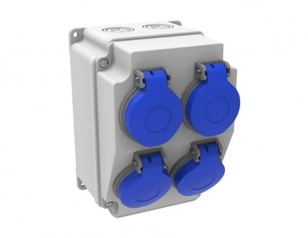 Bemis Ön 4 Ad. 1/16A. 220V. Pano Priz IP44