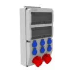 Bemis 5/32A. 380V. 2 Ad. - 1/16A. 220V. 6 Ad. P.p. Ön IP44 BD8-2234-6020