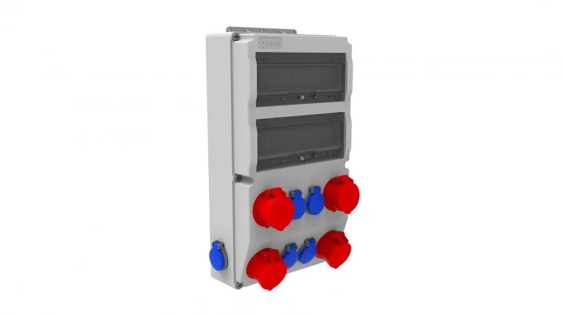 BD8-2418-6020-bemis Bemis 5/16A. 380V. 4 Ad. - 1/16A. 220V. 6 Ad. P.p. IP44 BD8-2418-6020