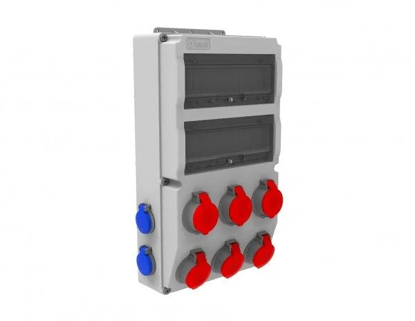 Bemis 3/25A. 380V. 6 Ad. - 1/16A. 220V. 4 Ad. P.p. IP44 BD8-2605-4020