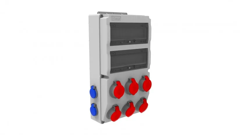 BD8-2605-4020-bemis Bemis 3/25A. 380V. 6 Ad. - 1/16A. 220V. 4 Ad. P.p. IP44 BD8-2605-4020