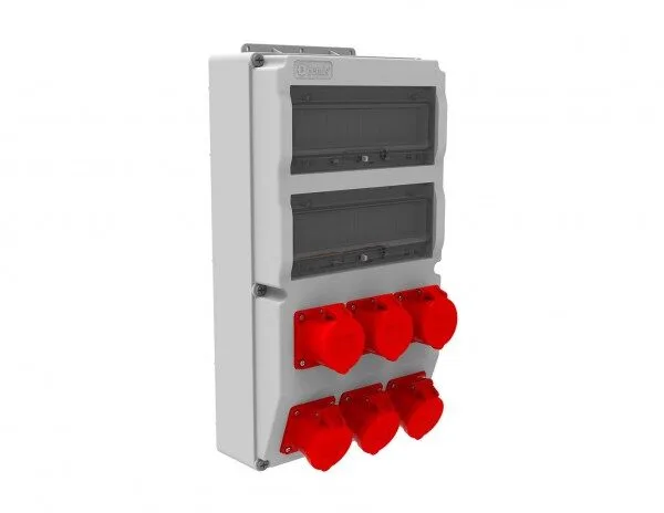 Bemis 4/16A. 380V. 6 Ad. Ön IP44 BD8-2612-0000