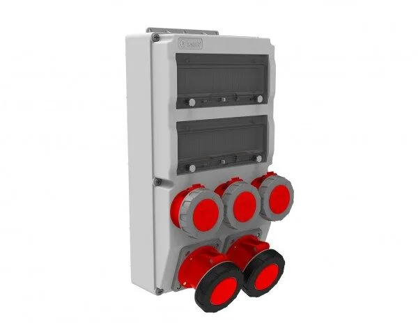 Bemis 5/32A. 380V. 3 Ad. - 5/63A. 380V. 2 Ad. IP66 BD8-6330-2450